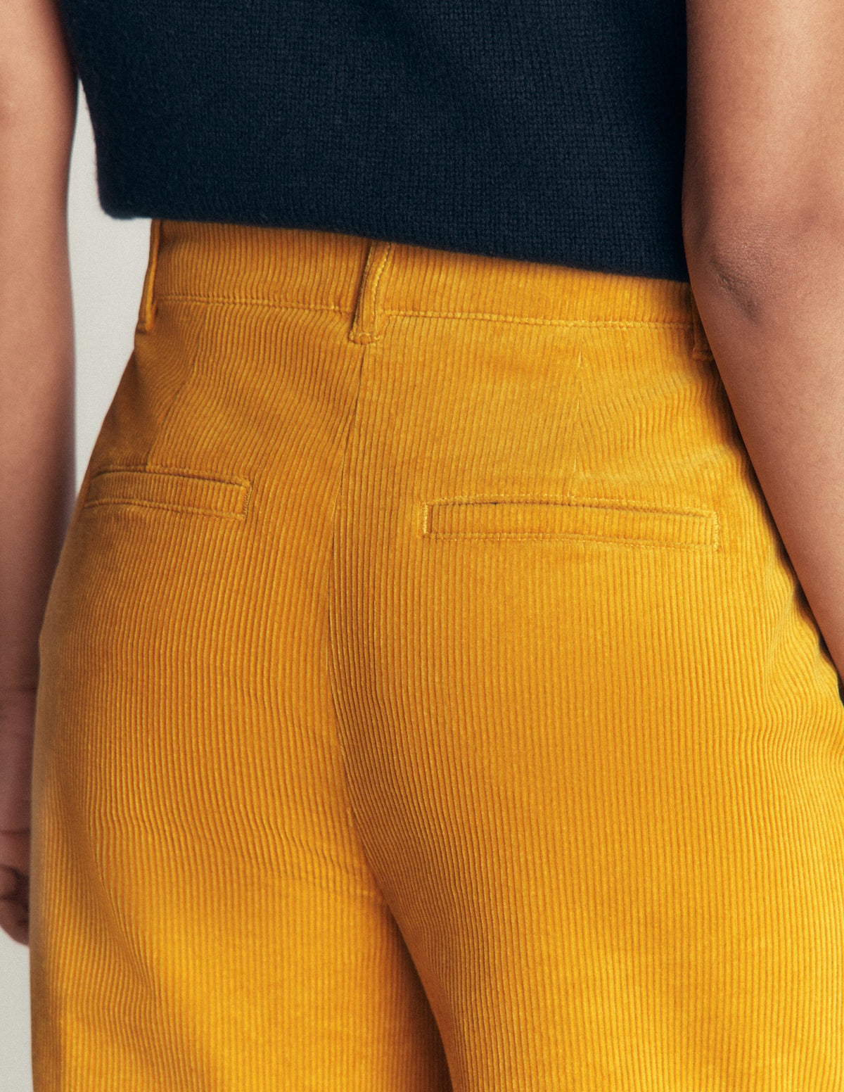 Belgravia Cord Trousers-Golden Rye - Image 3