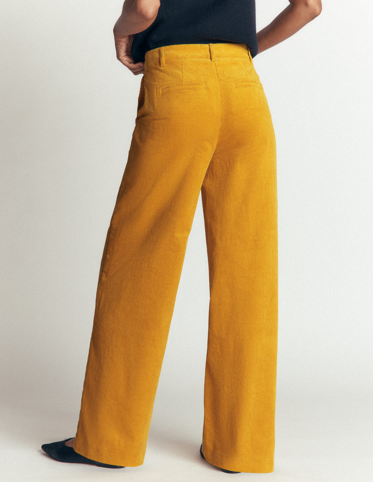 Belgravia Cord Trousers-Golden Rye - Image 4