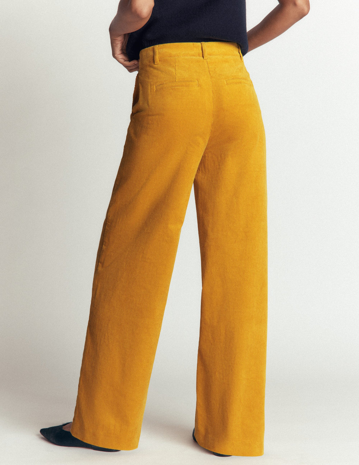 Belgravia Cord Trousers-Golden Rye-3