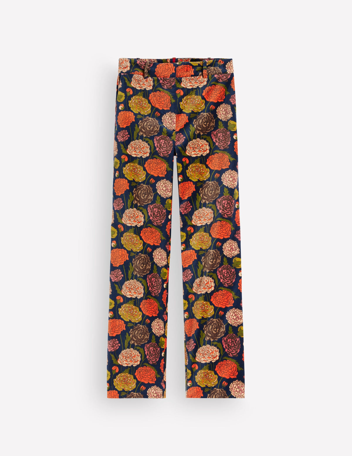 Canonbury Velvet Trousers-Floral Print-9