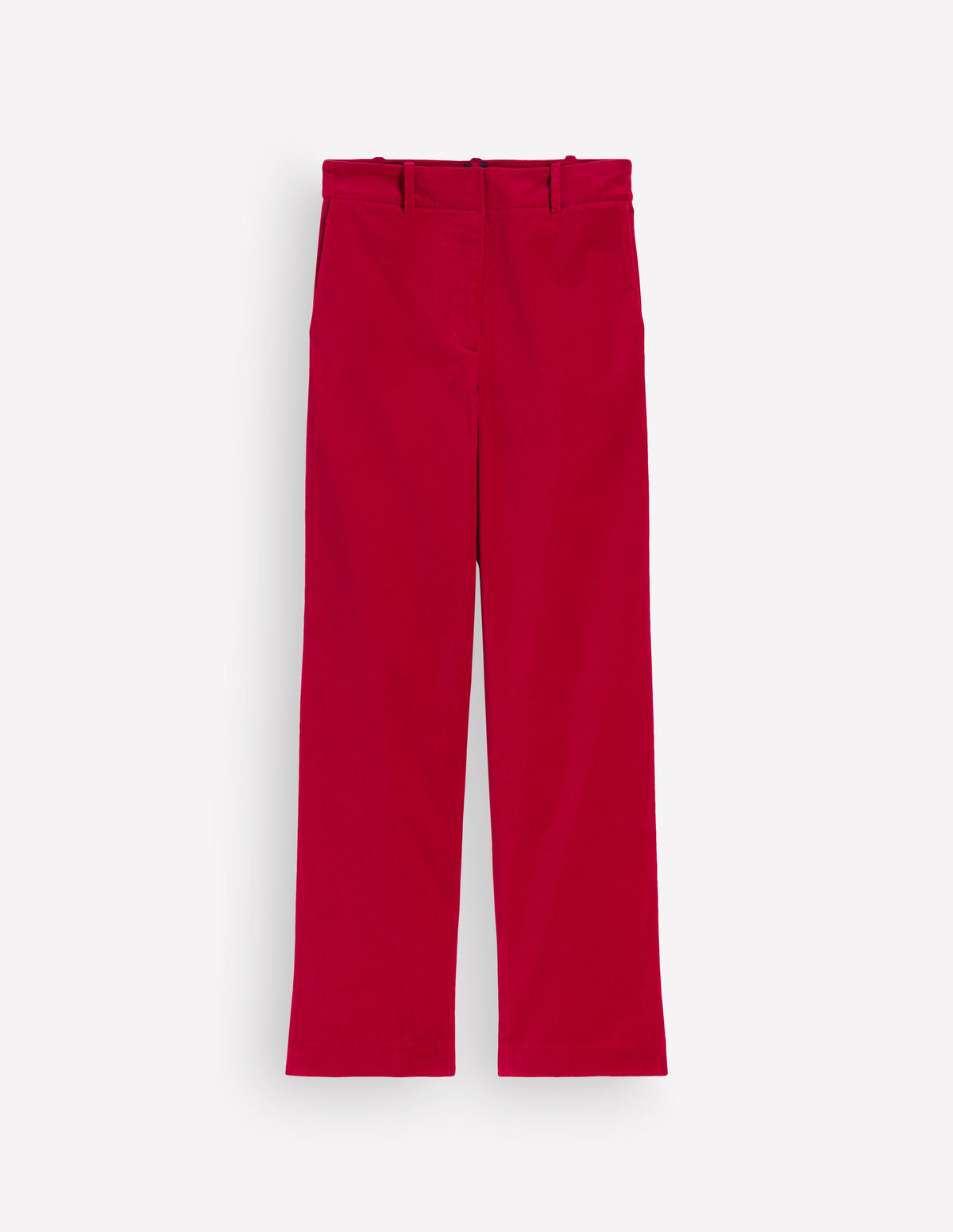 Canonbury Velvet Trousers-Savvy Red - Image 7