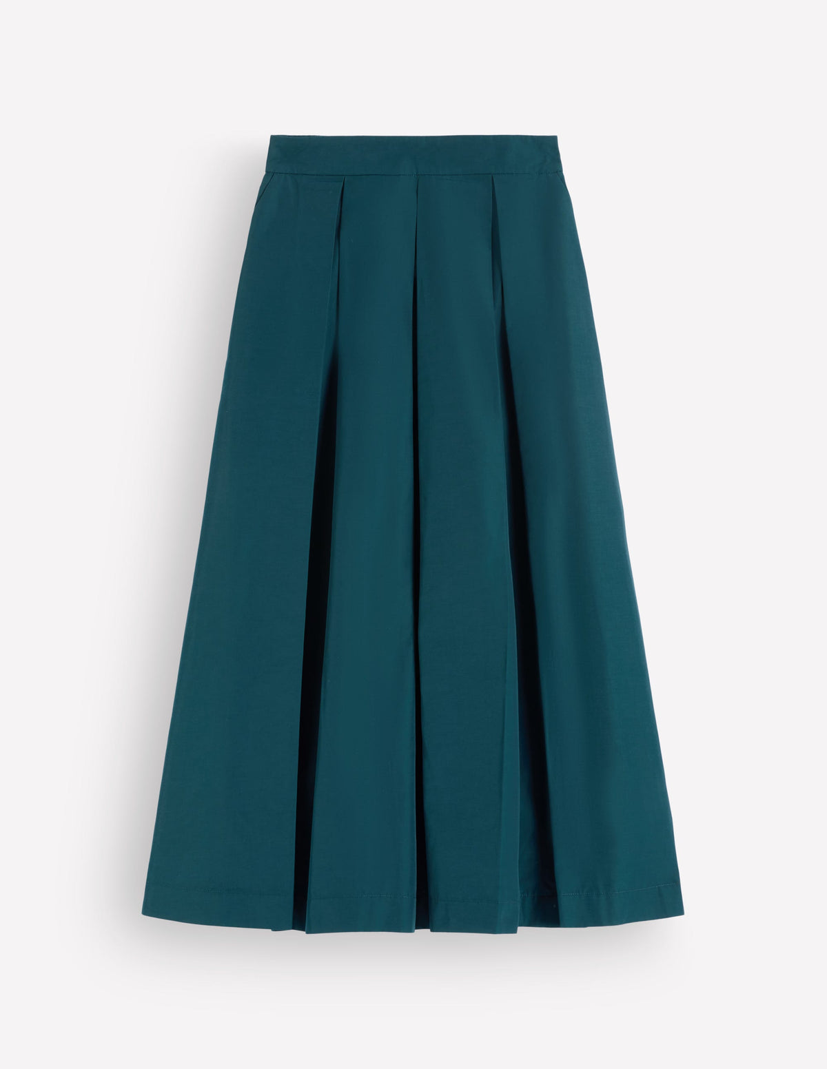 Verity Taffeta Midi Skirt-Teal Ocean - Image 5