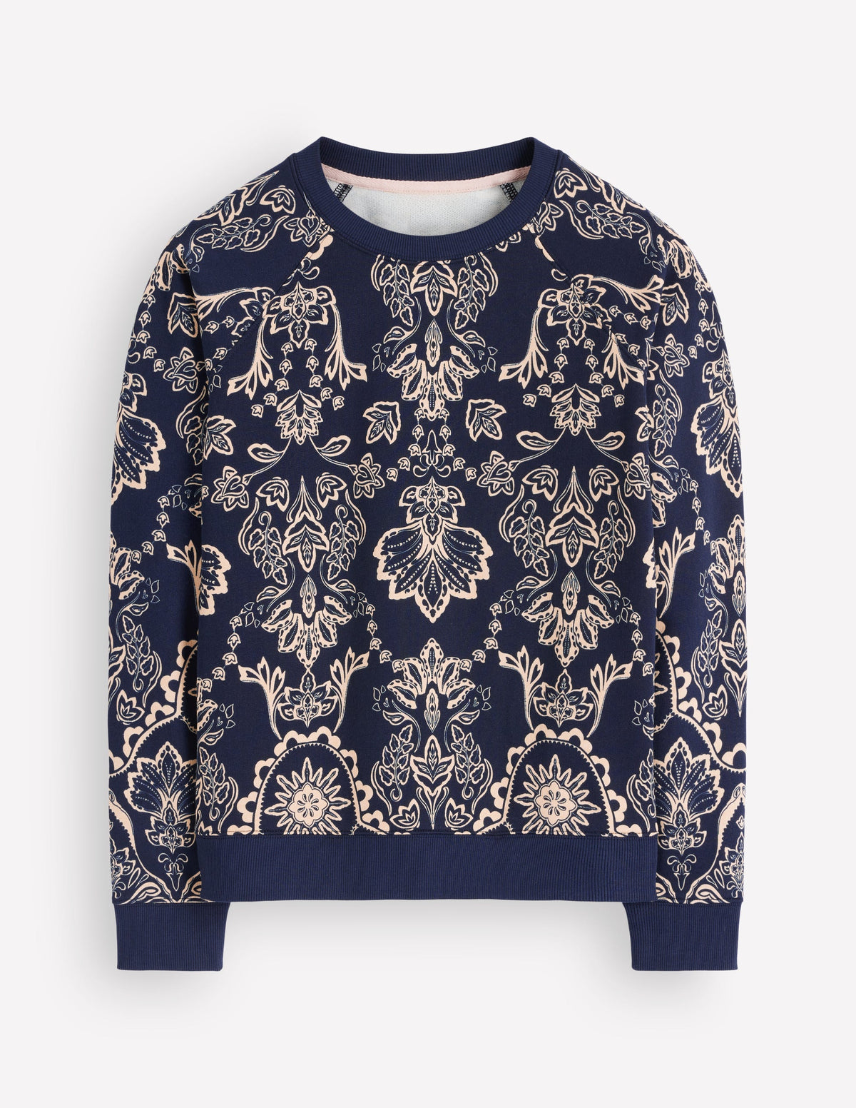 Rosa Printed Sweatshirt-Navy, Enchanted Flora-5