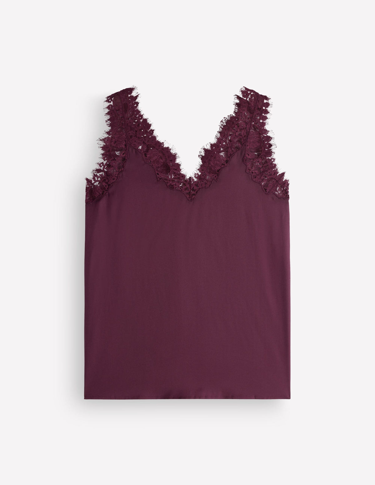Ara Silk Blend Lace Cami-Bordeaux - Image 7