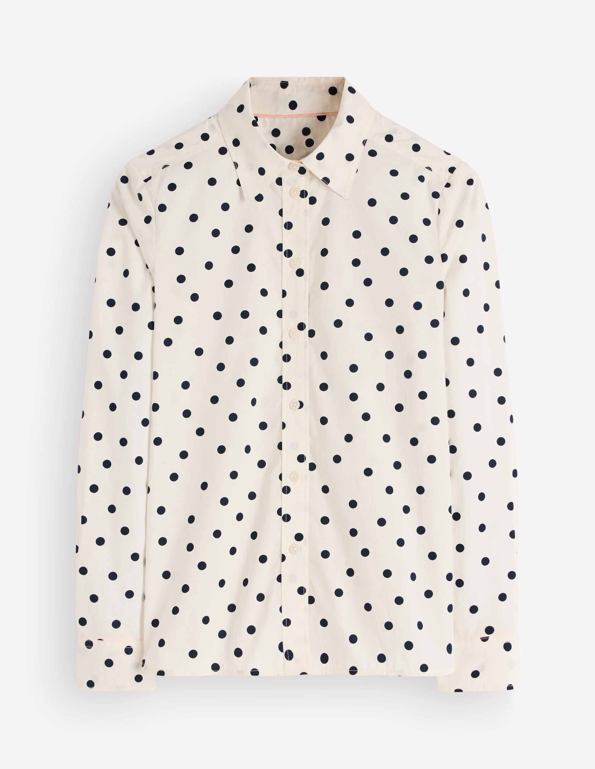 The New Sienna Cotton Shirt-Ivory, Boden Spot - Image 5