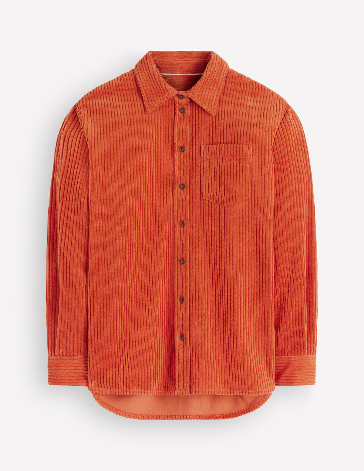 Sienna Relaxed Cord Shirt-Spiced Ginger - Image 6
