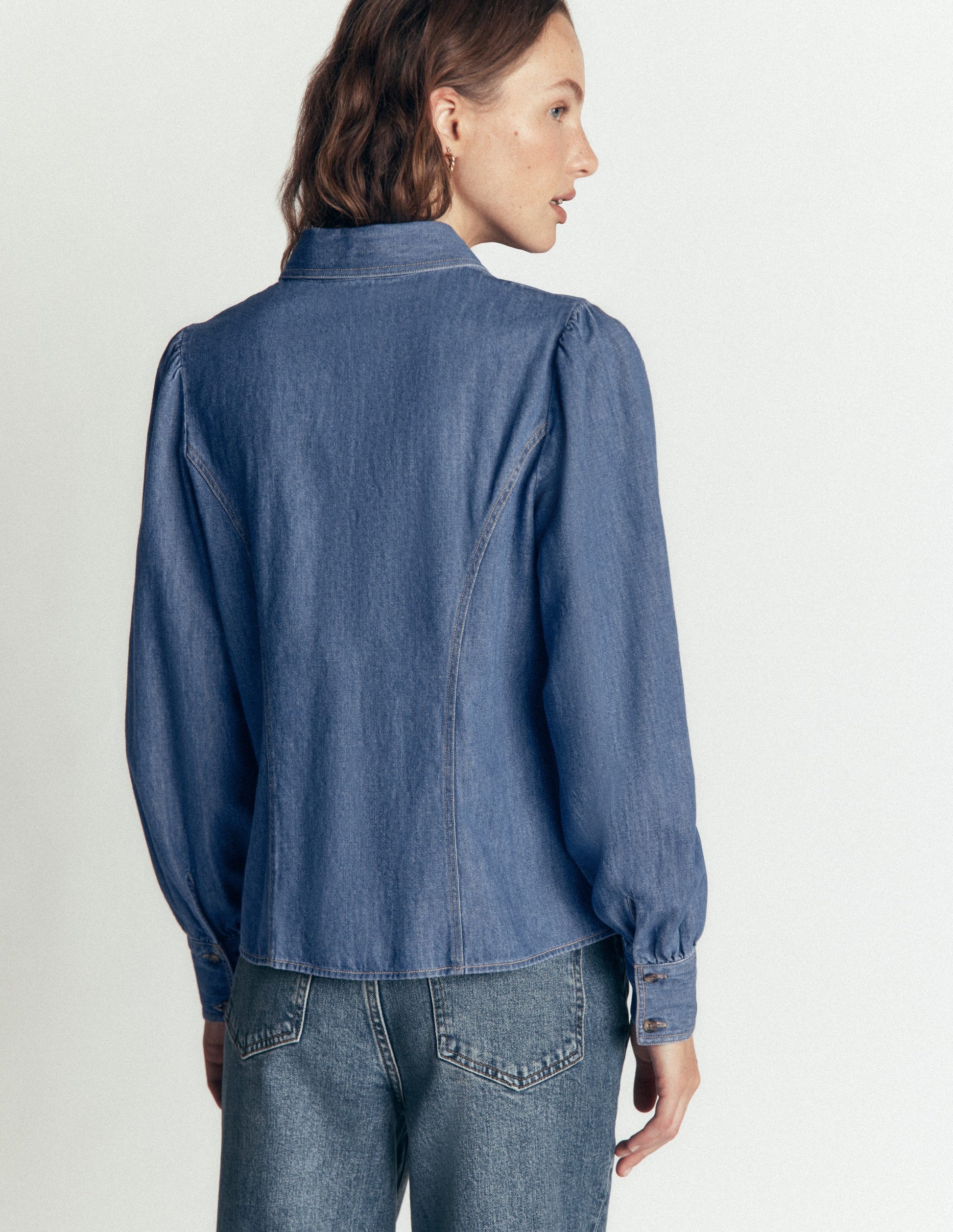 Sky Denim Shirt-Light Vintage-3