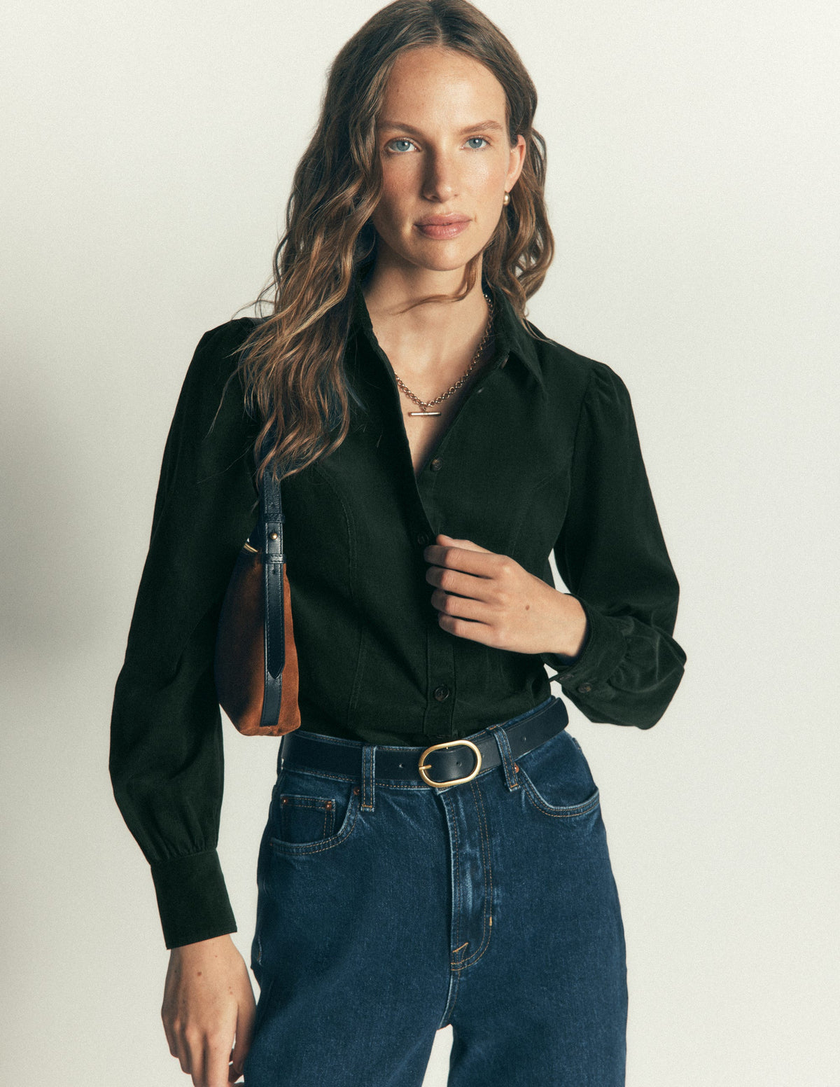 Sky Cord Shirt-Midnight Emerald-1