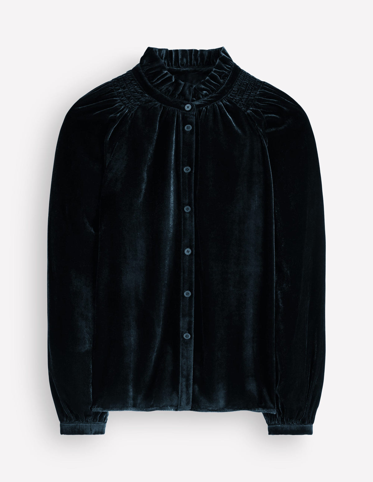 Erica Frill Velvet Top-Teal Ocean - Image 5