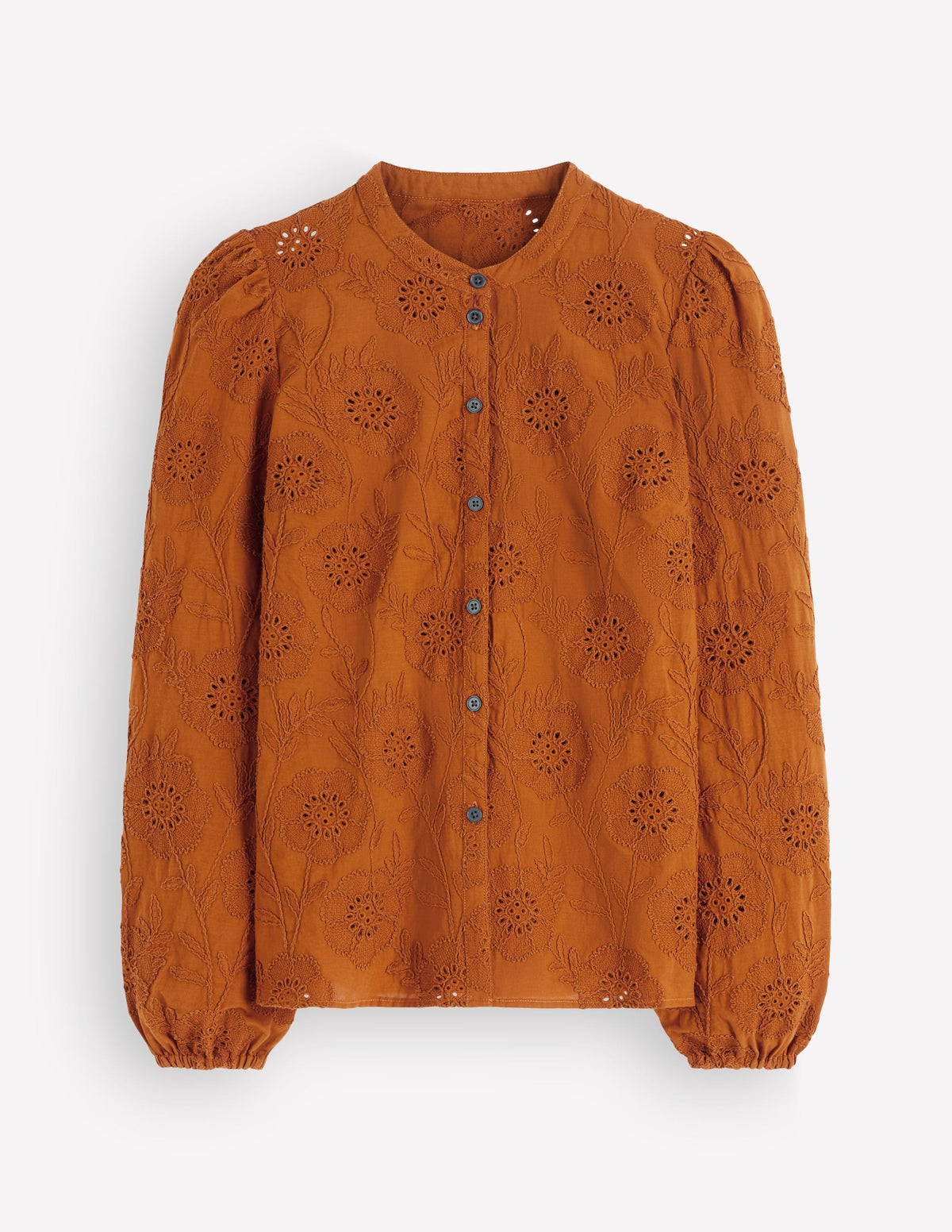 Broderie Cotton Top-Sugar Almond - Image 5