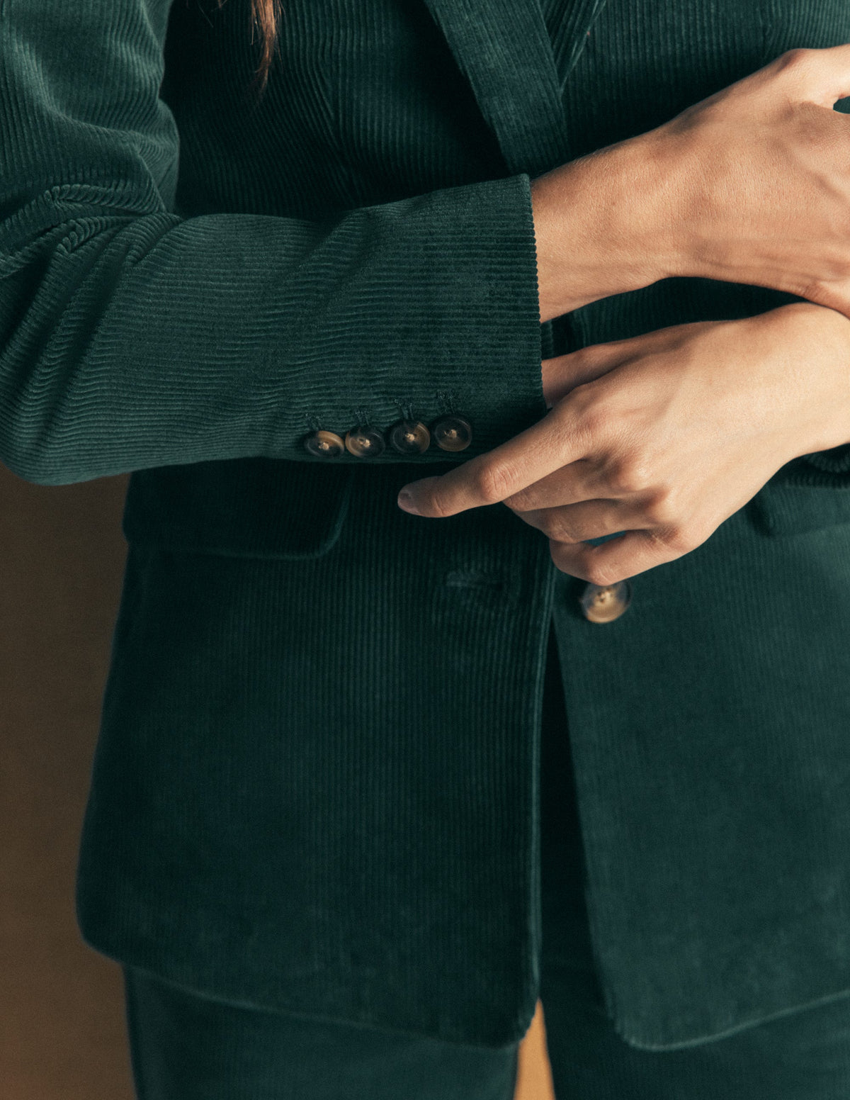 Stamford Cord Blazer-Midnight Teal-2