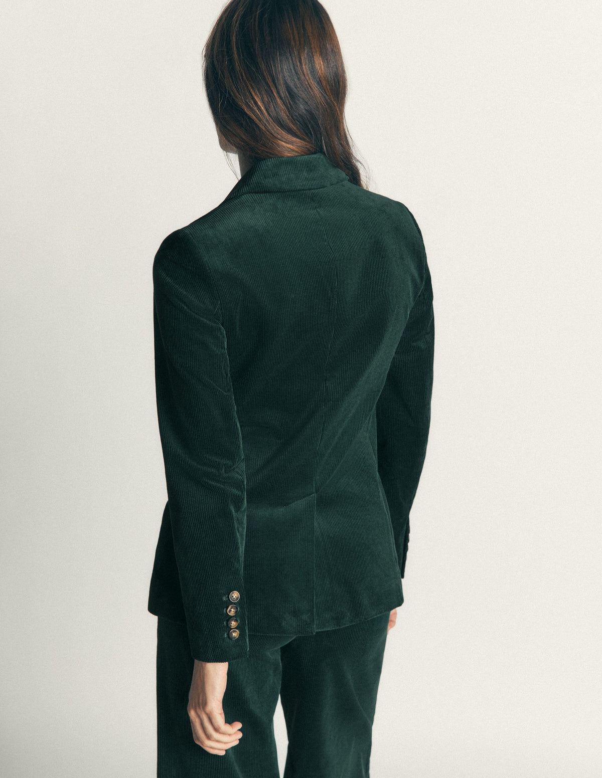 Stamford Cord Blazer-Midnight Teal - Image 3