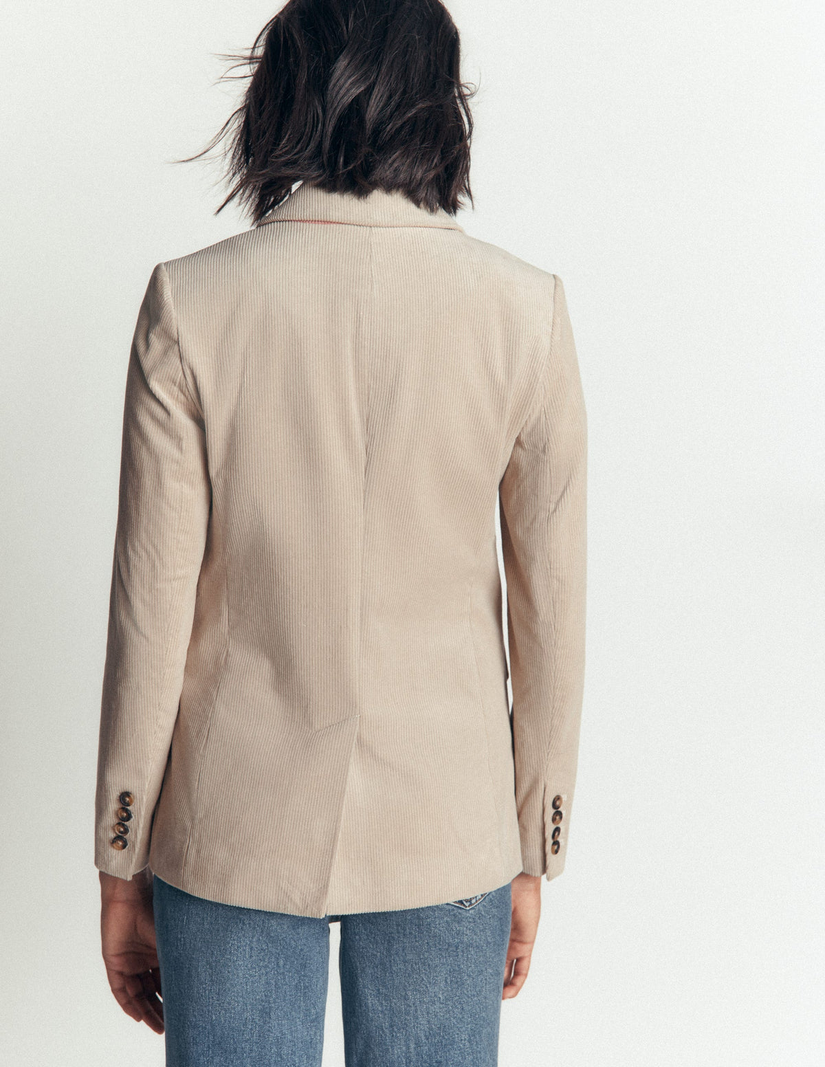 Stamford Cord Blazer-Latte-4