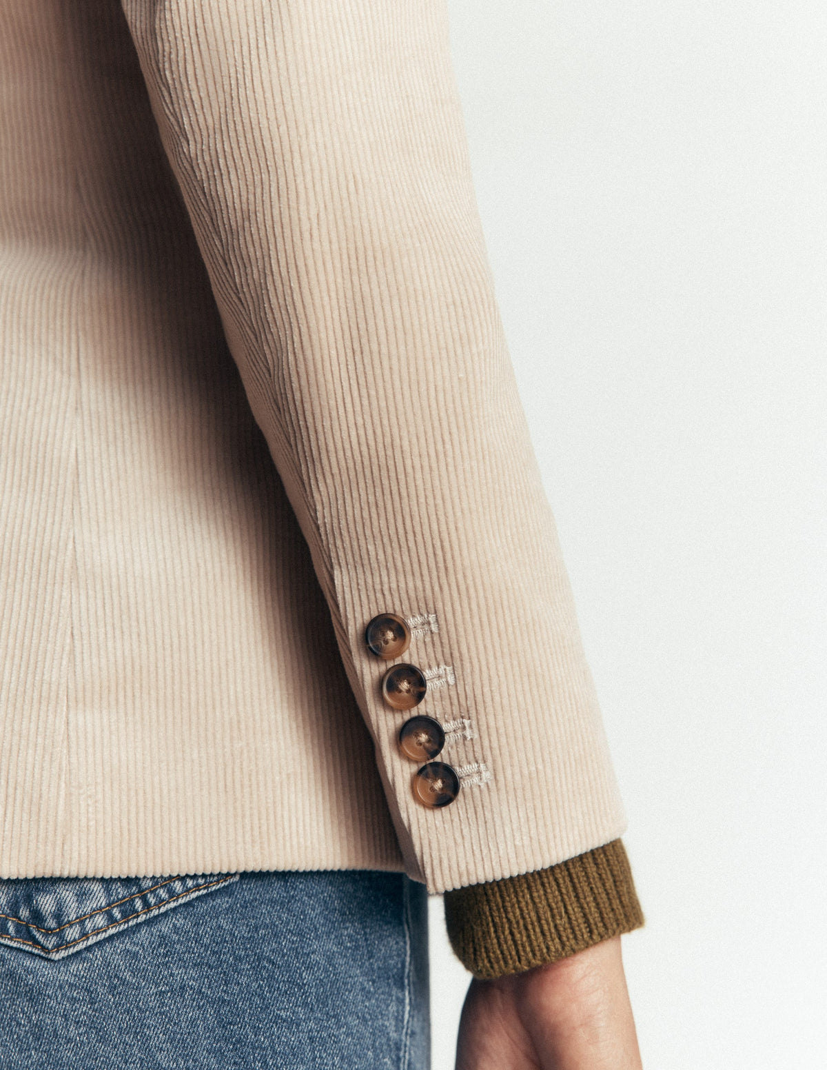 Stamford Cord Blazer-Latte-6