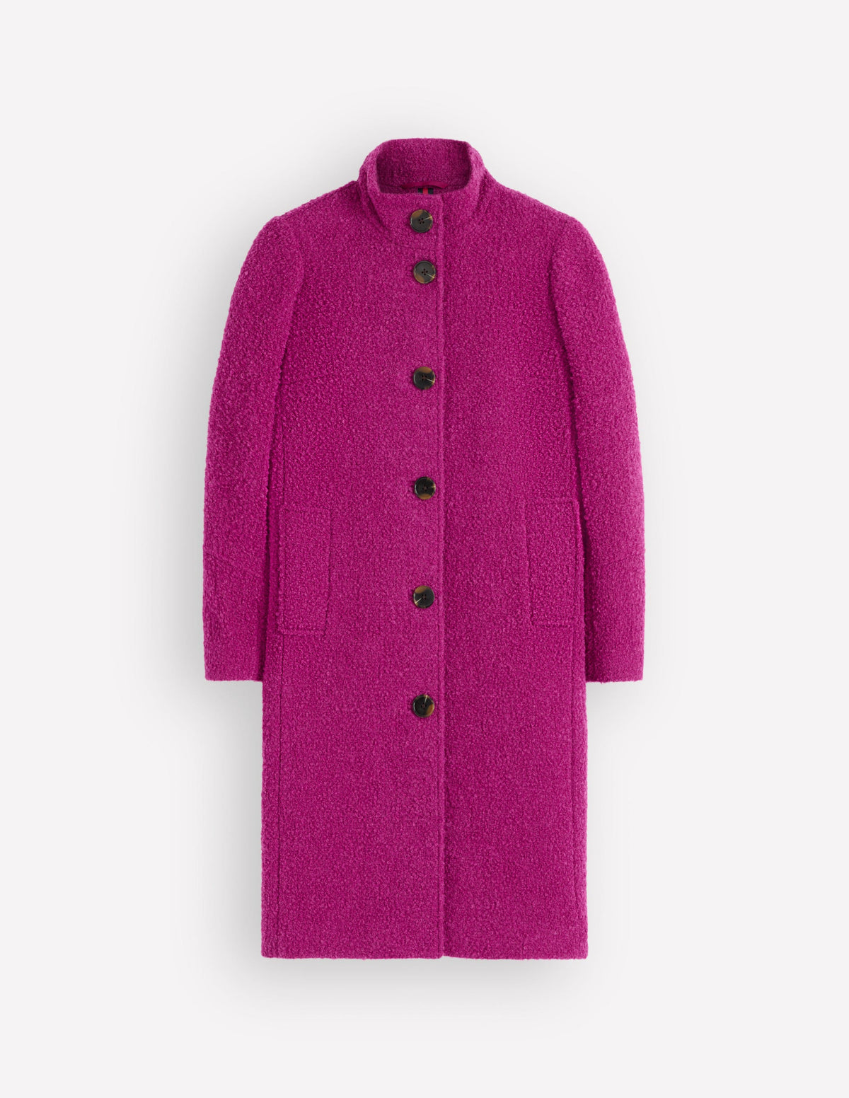 Funnel Neck Wool Coat-Festival Fuschia-6