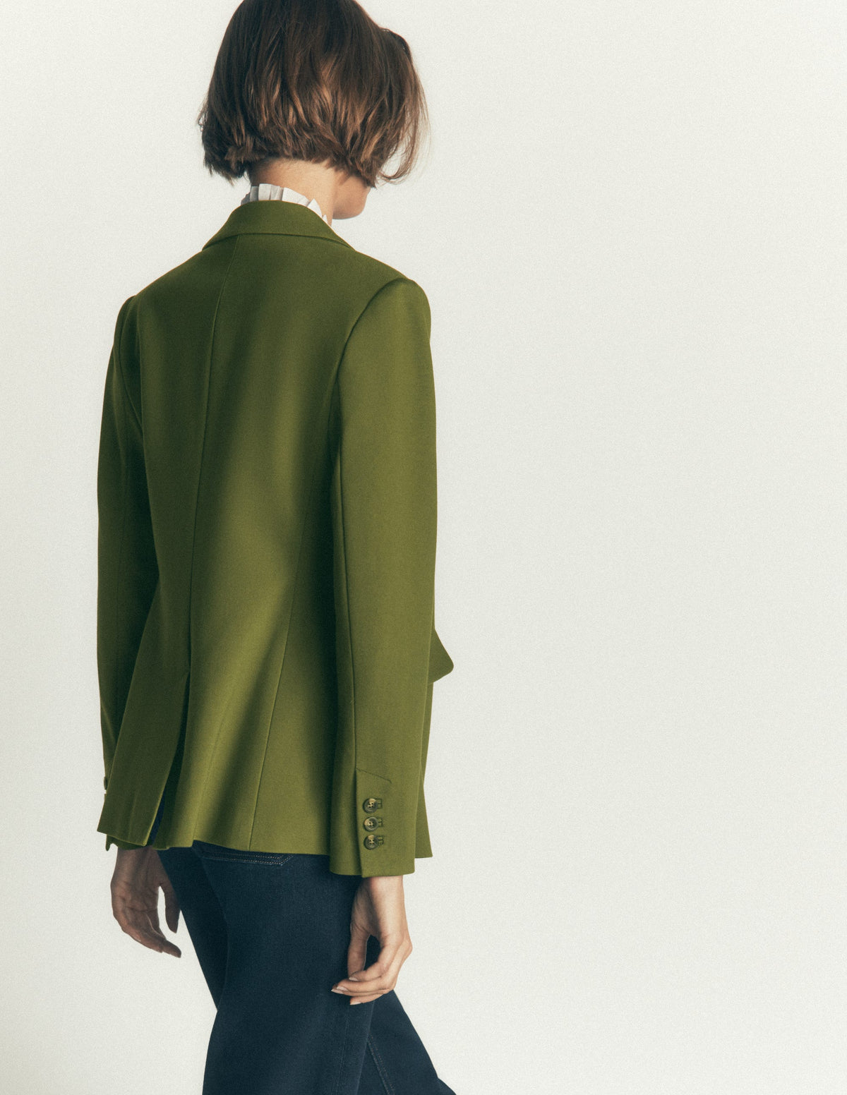 Stamford Ponte Blazer-Forest Green-3