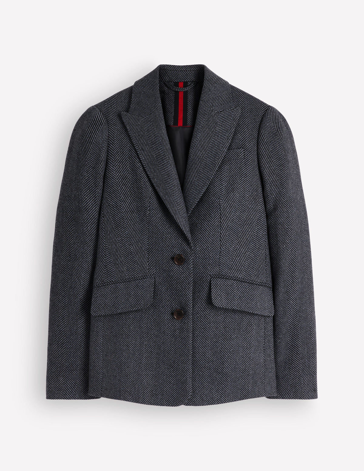 Stamford Wool Blazer-Blue and Navy Herringbone-7