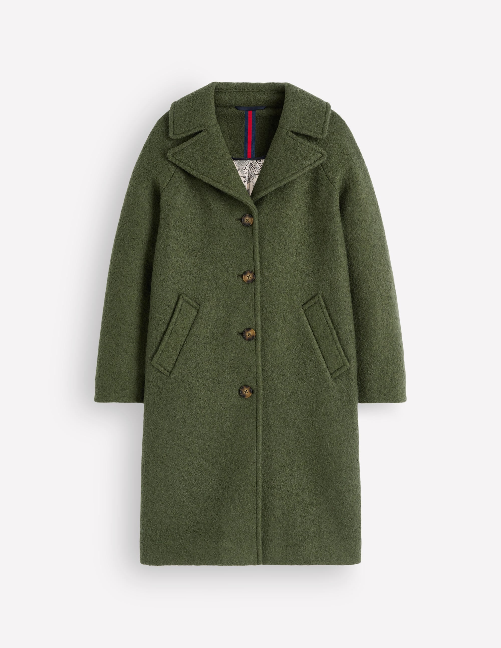 Cotswold Wool Coat-Hunter Green - Image 6