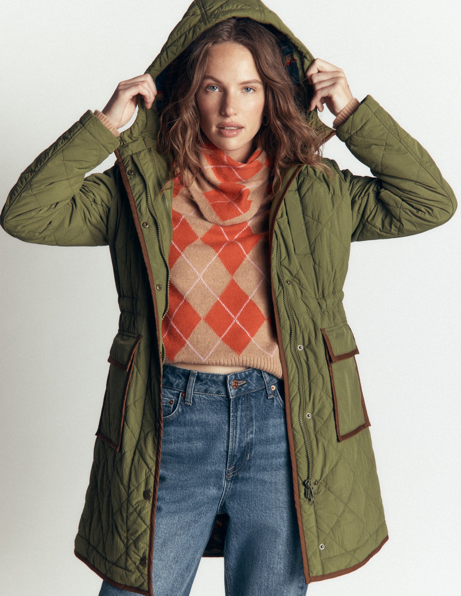 Quilted 4-in-1 Parka-Woodland Green-3