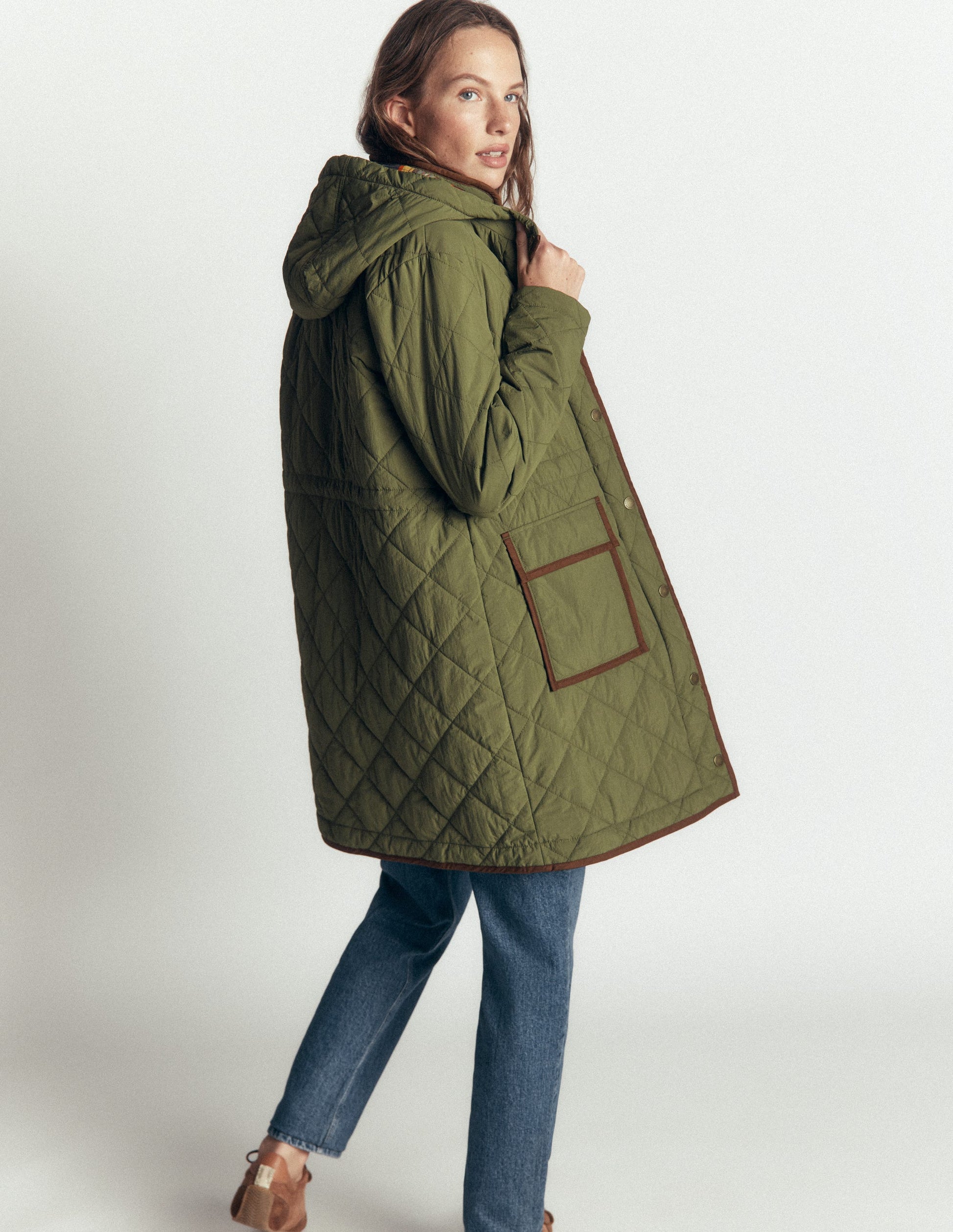 Quilted 4-in-1 Parka-Woodland Green-5
