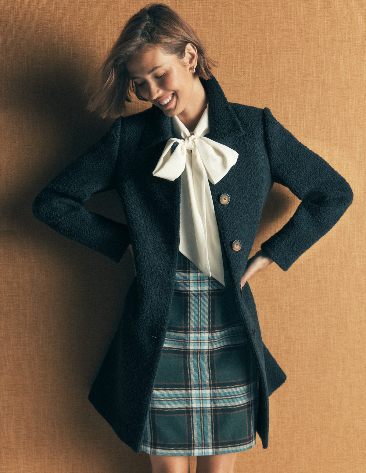 Aylesford Wool Coat-Teal Ocean - Image 1