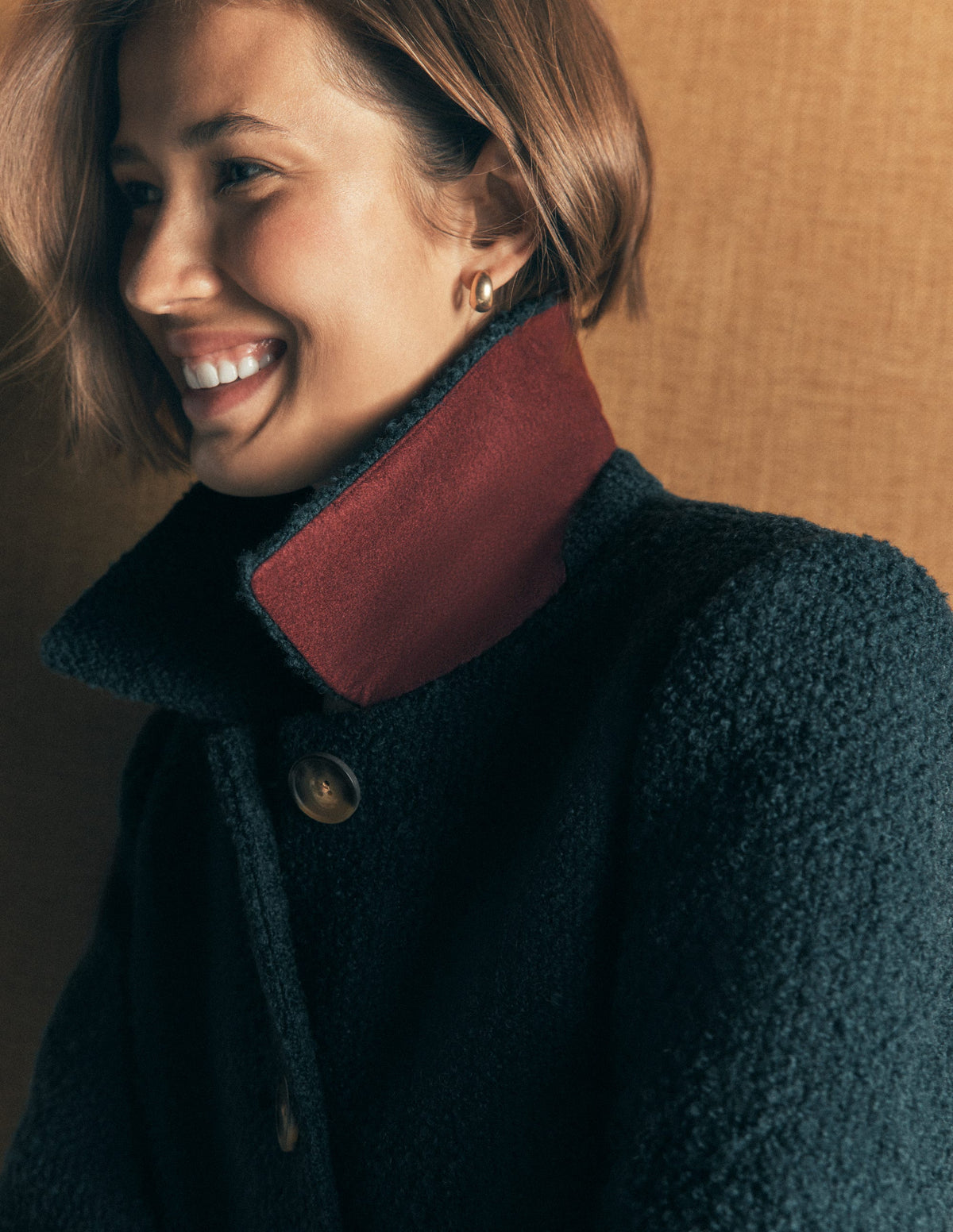 Aylesford Wool Coat-Teal Ocean-2