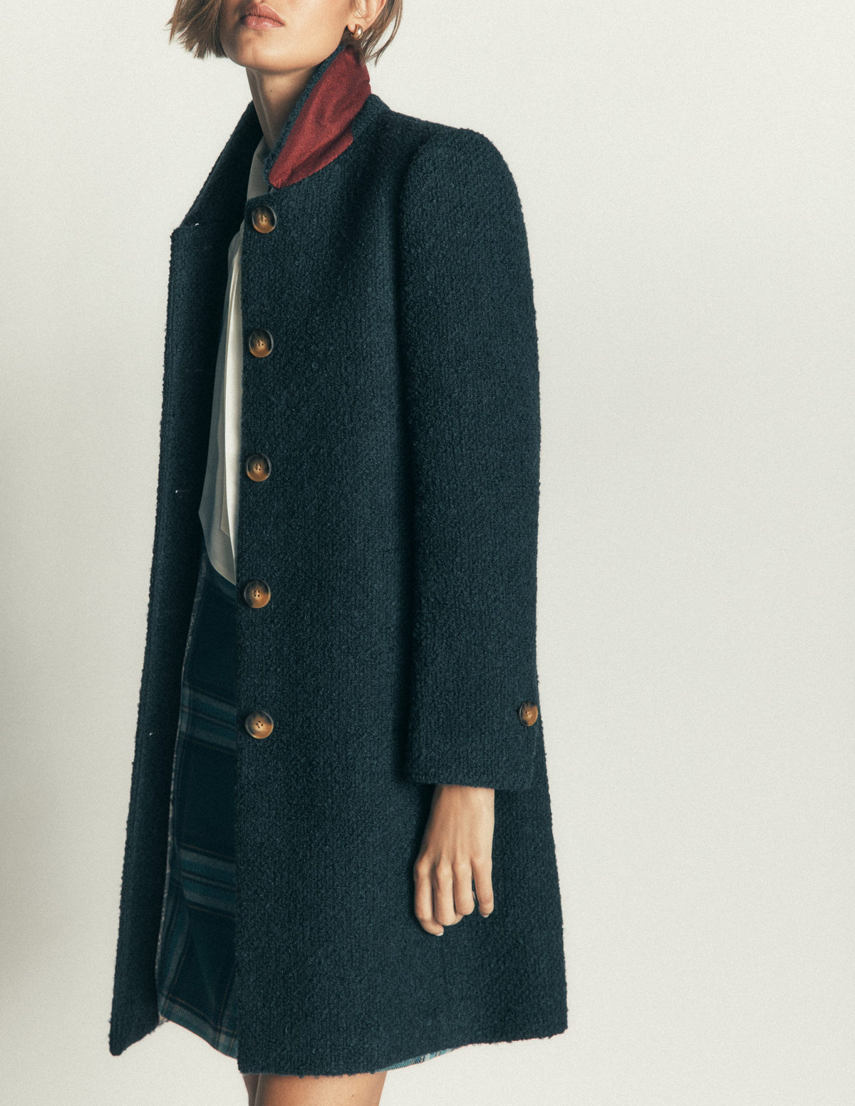 Aylesford Wool Coat-Teal Ocean-4