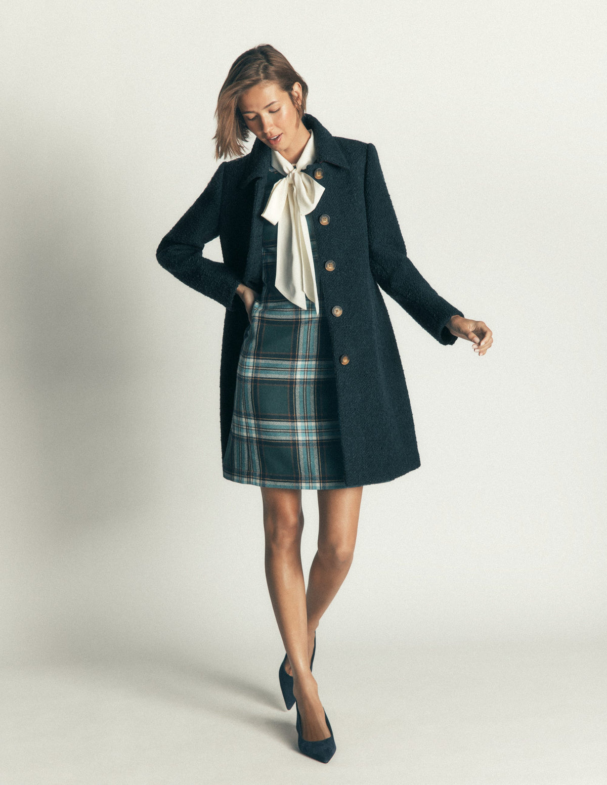 Aylesford Wool Coat-Teal Ocean-5