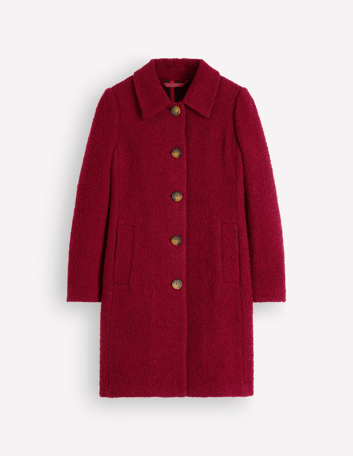 Aylesford Wool Coat-Vino - Image 7