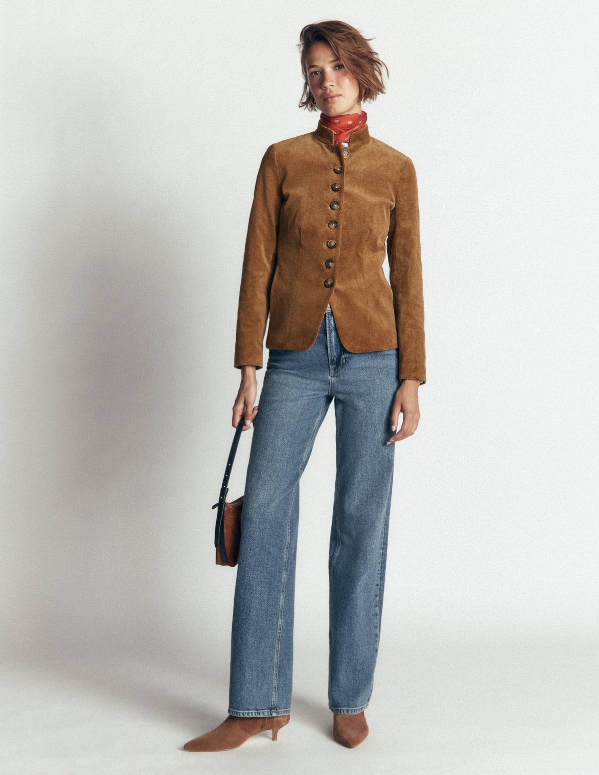 Hereford Military Cord Jacket-Gingerbread-4
