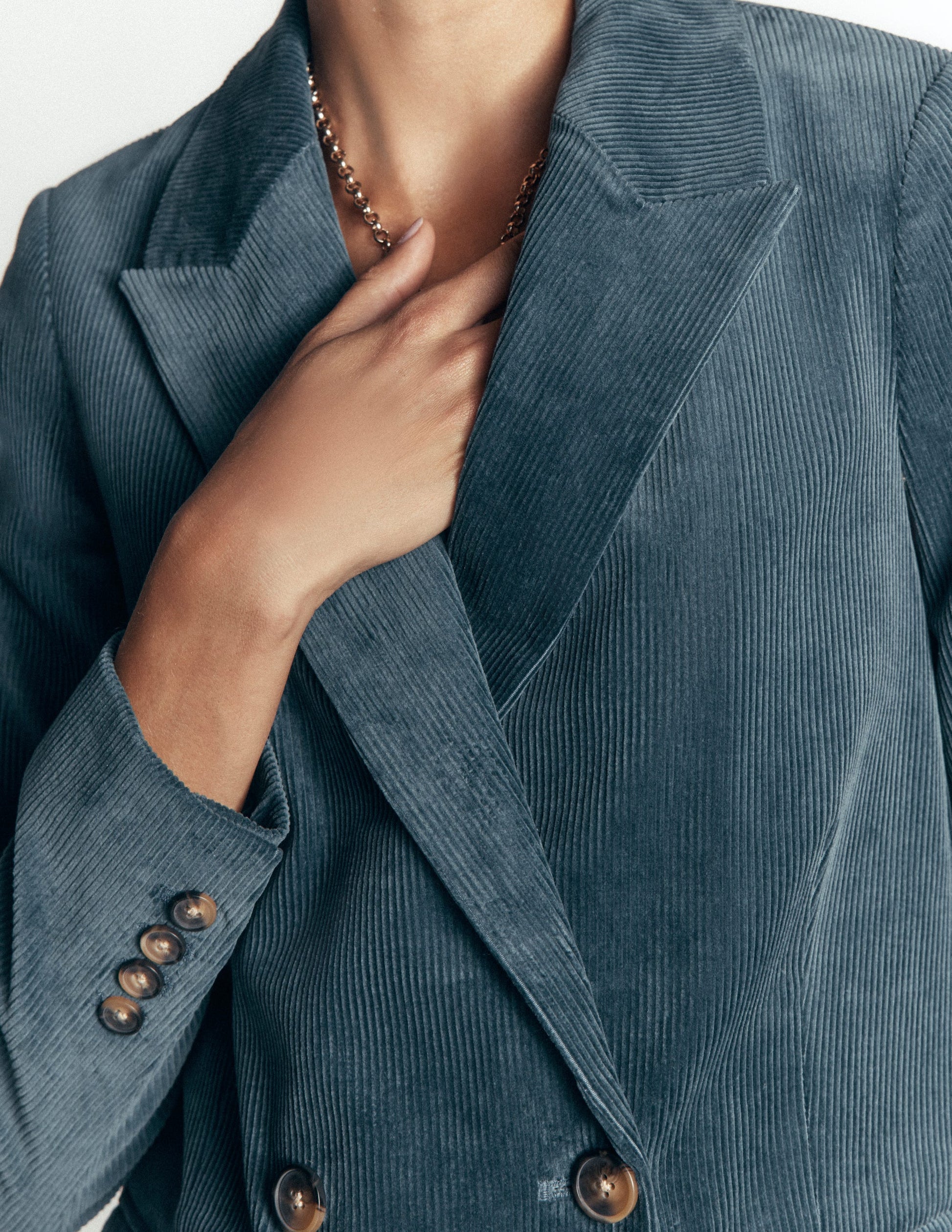 Keswick Cord Blazer-Storm Blue-3