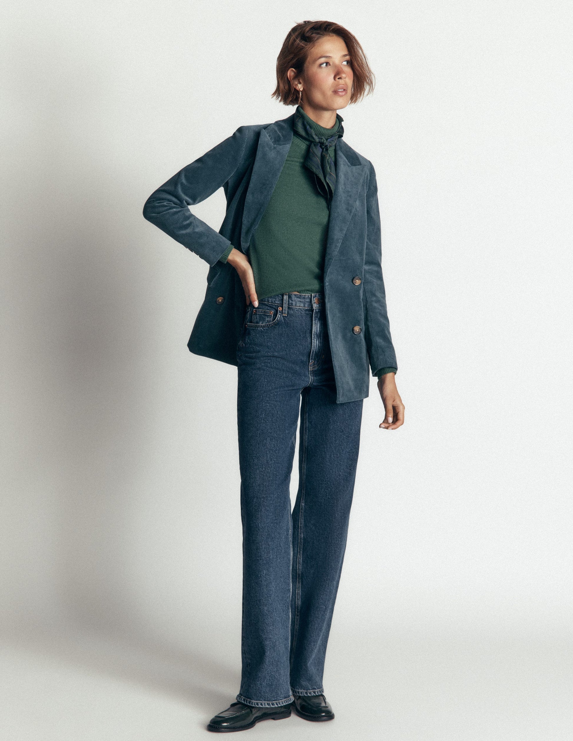 Keswick Cord Blazer-Storm Blue-8