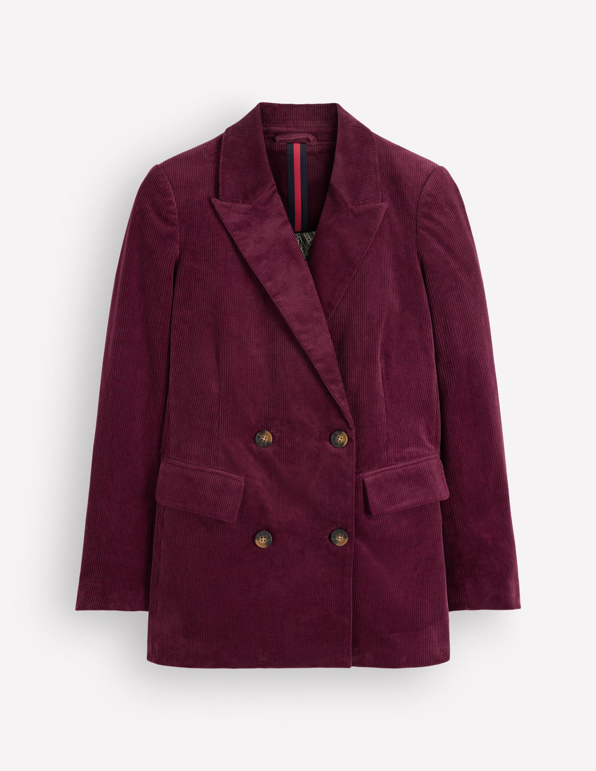 Keswick Cord Blazer-Dark Crimson - Image 9