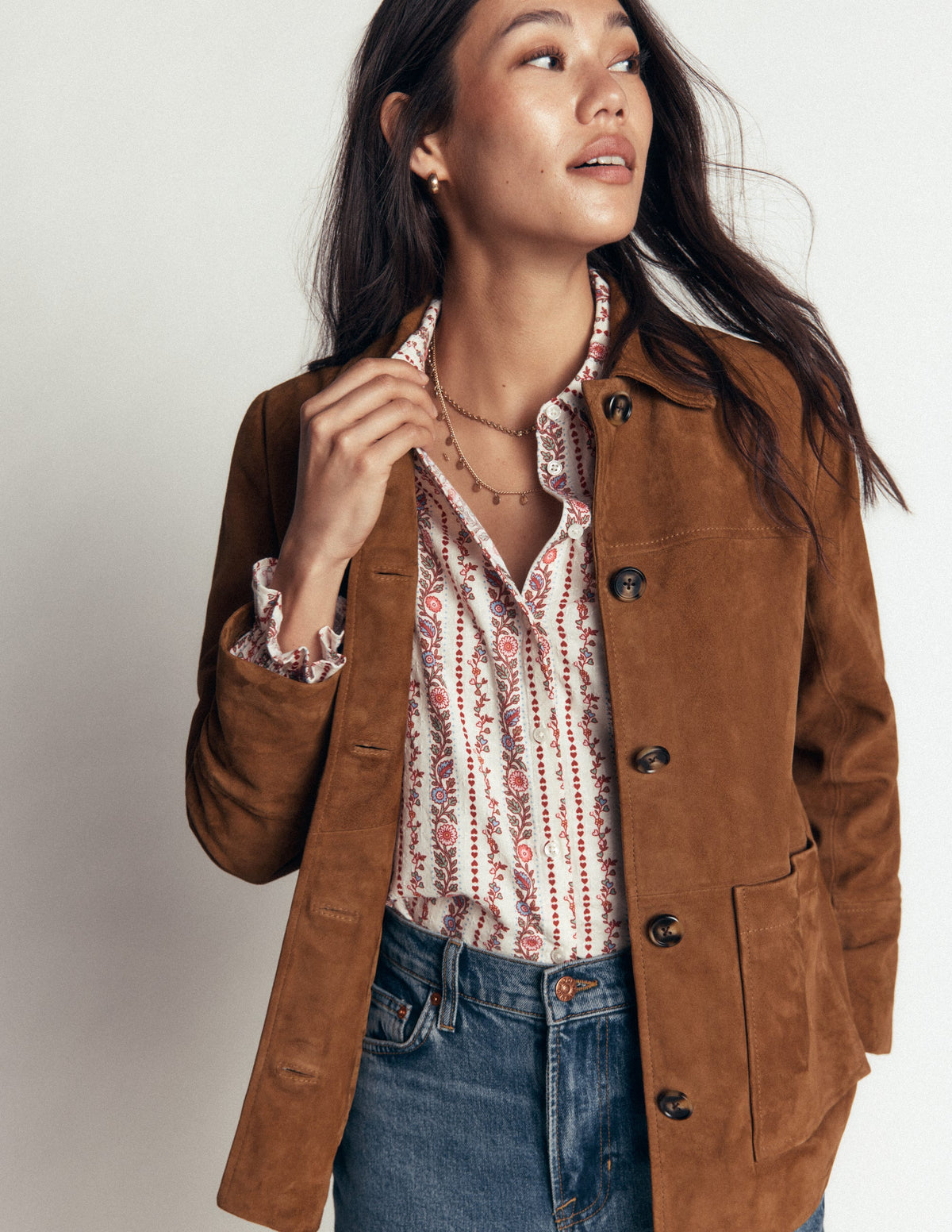 Fife Suede Chore Jacket-Tan-6