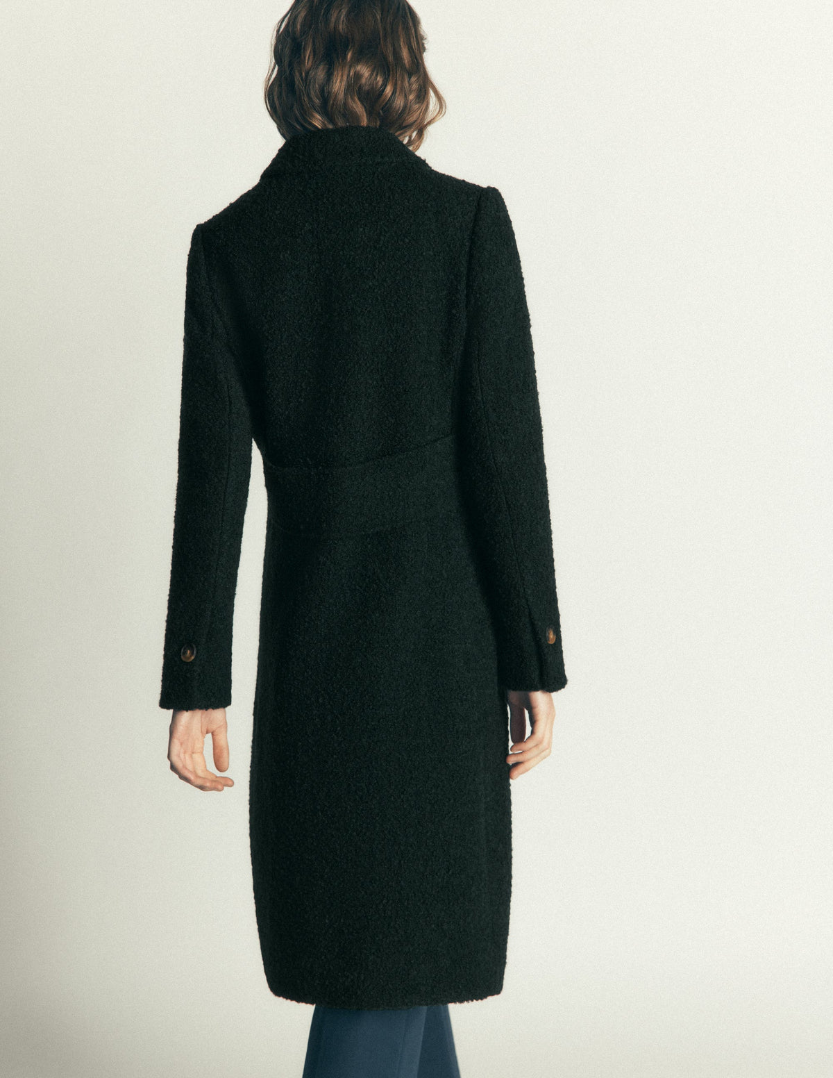 Aylesford Midi Coat-Midnight Emerald - Image 3