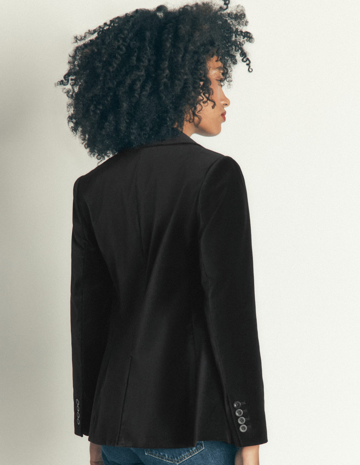 Stamford Velvet Blazer-Black-3