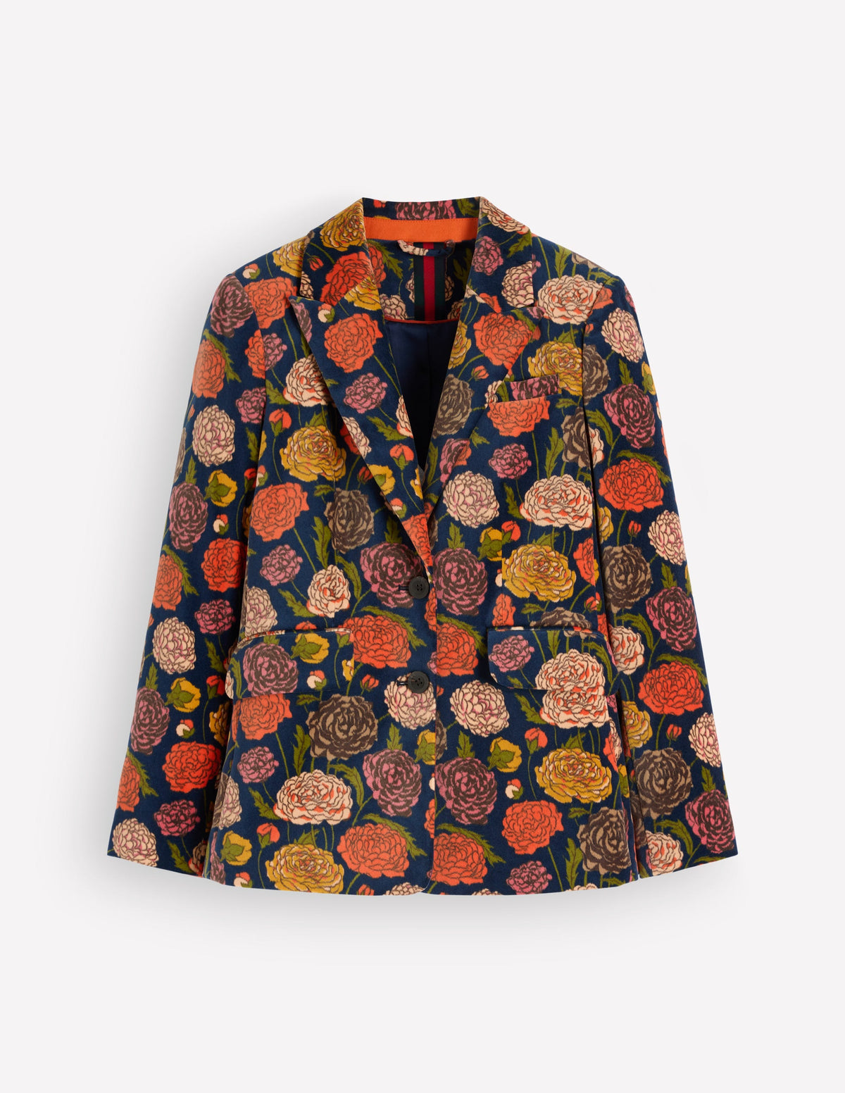 Stamford Velvet Blazer-Multi, Jewelled Bunch-7
