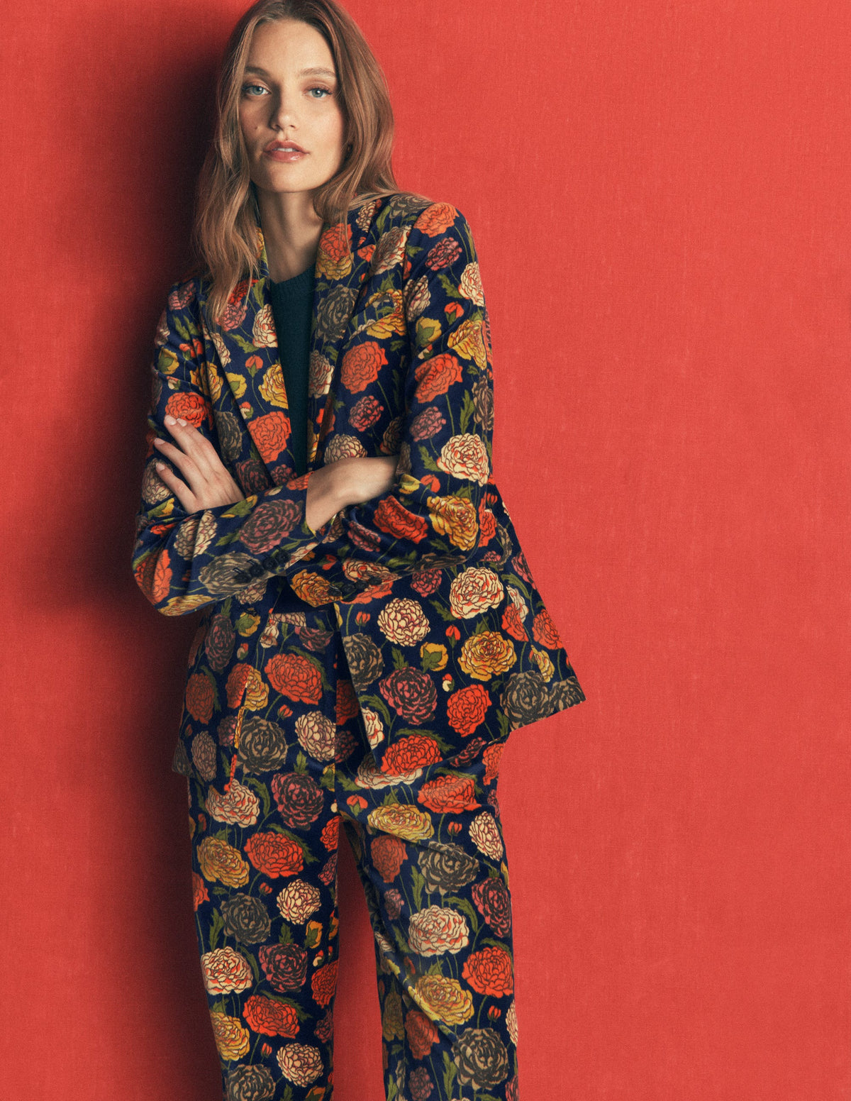 Stamford Velvet Blazer-Multi, Jewelled Bunch-3