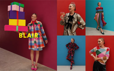5 pictures of influencer Blair styling different Boden pieces