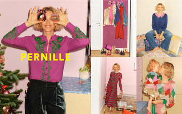 5 pictures of Pernille styling different Boden pieces
