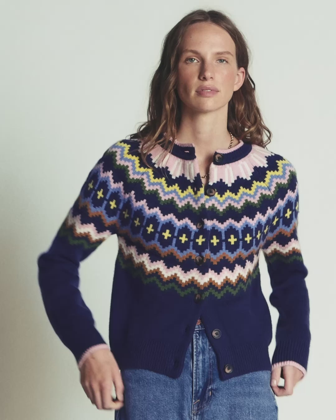 Mae Fair Isle Cardigan