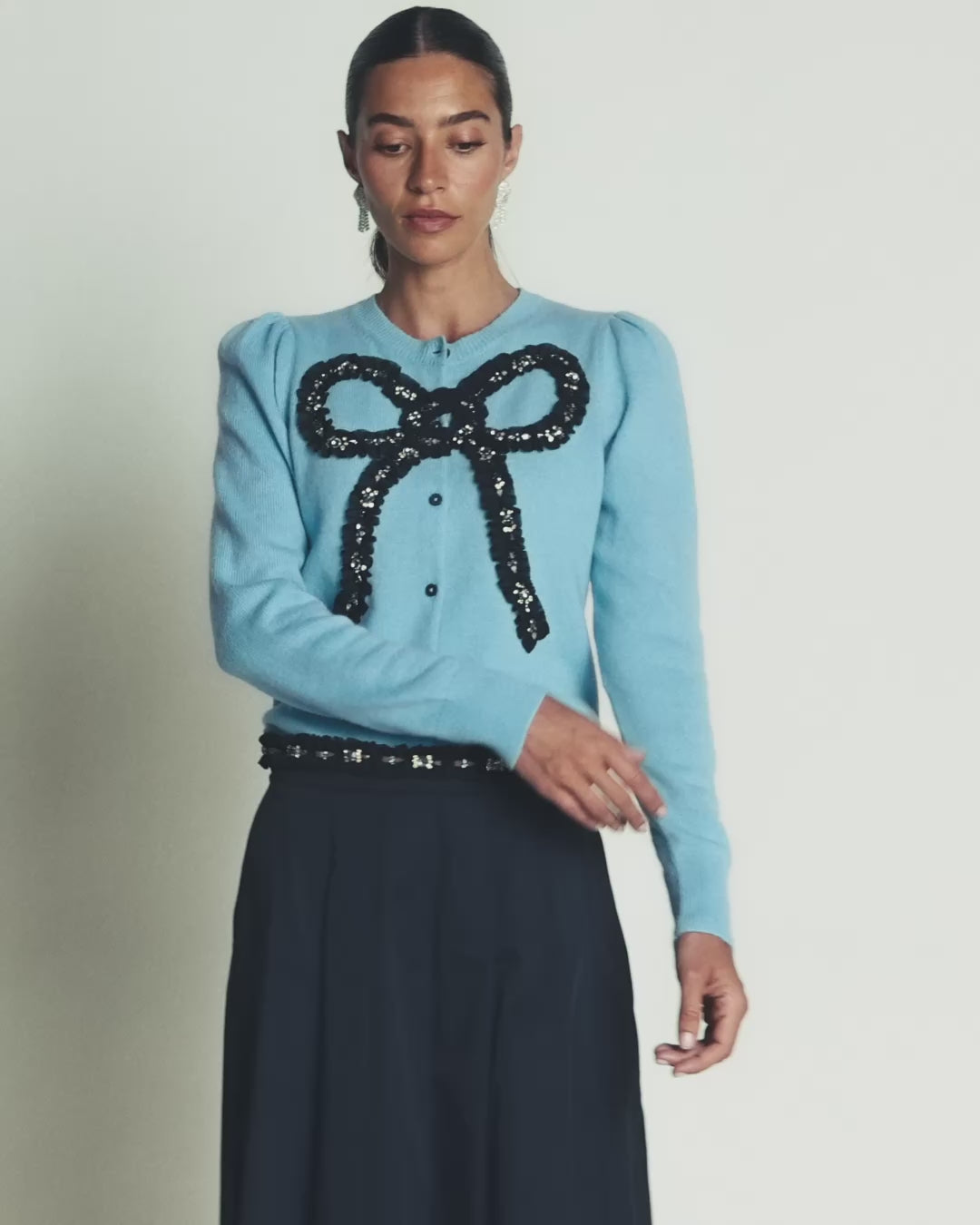 Ria Embellished Knit Cardigan