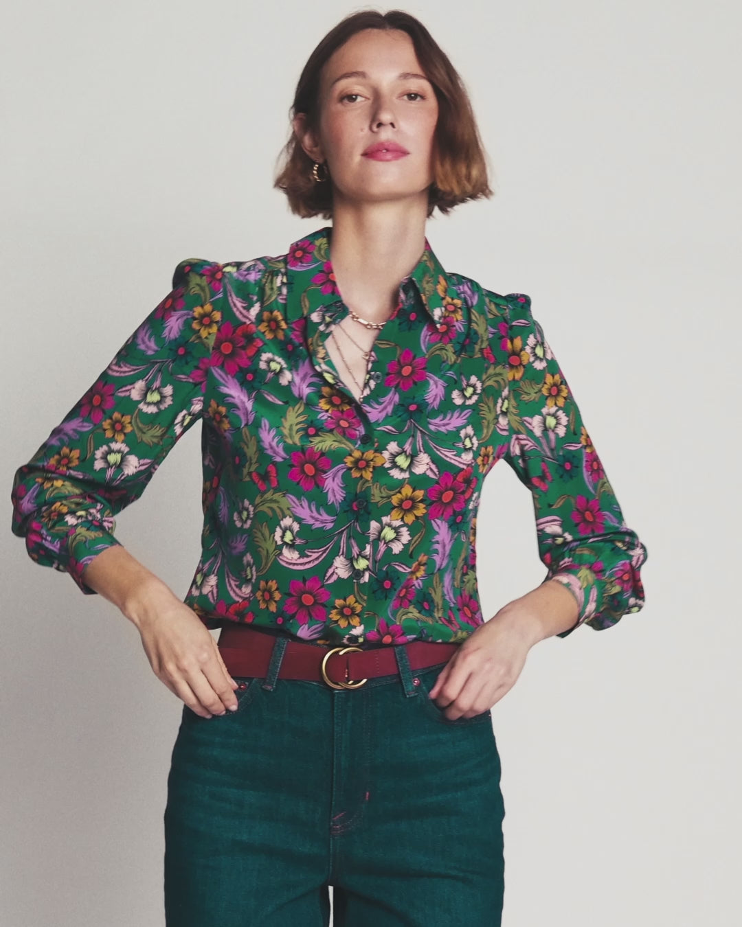 Sara Silk Shirt