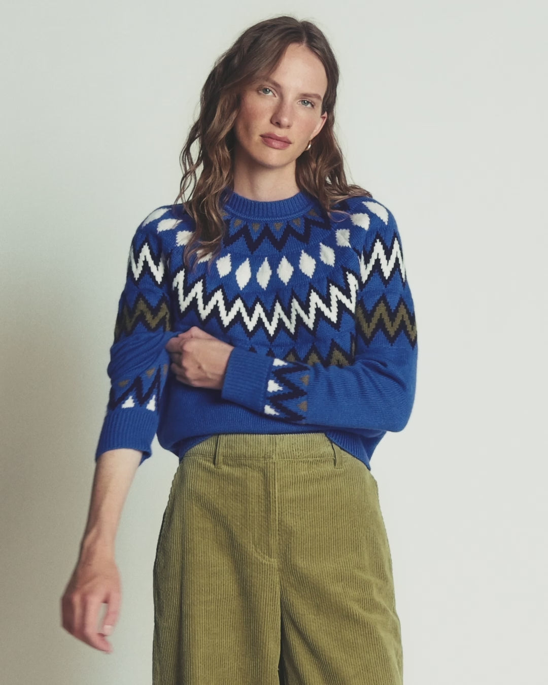 Mae Fair Isle Knitted Jumper