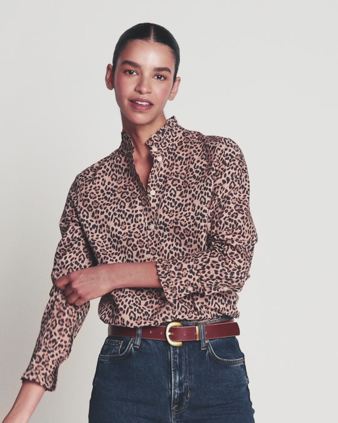 Sienna Frill Cotton Shirt