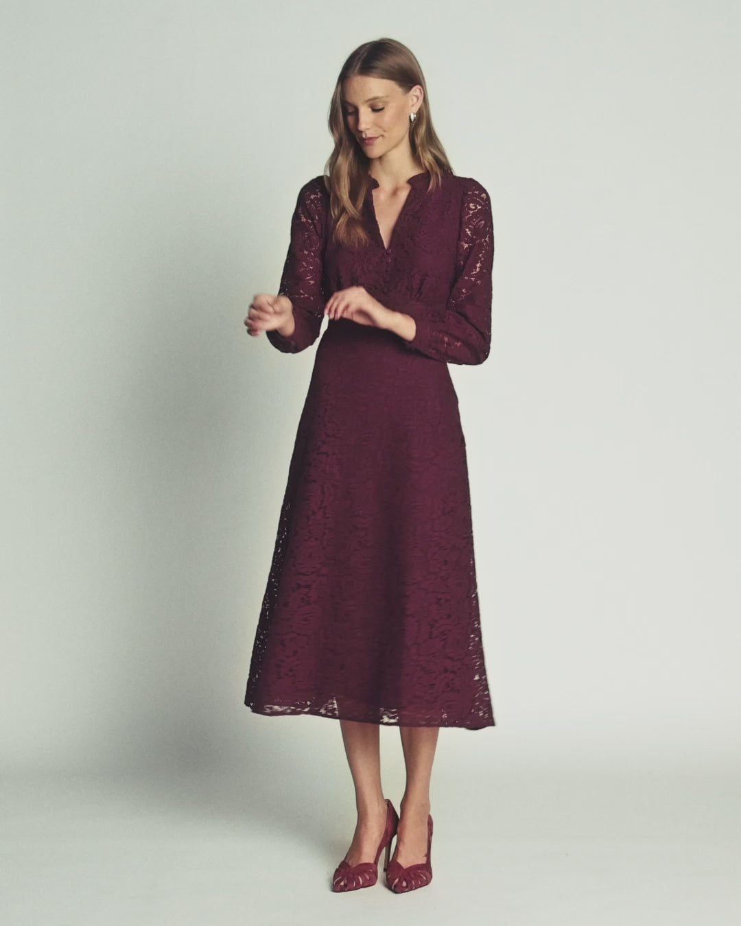 Cassie Lace Tea Dress