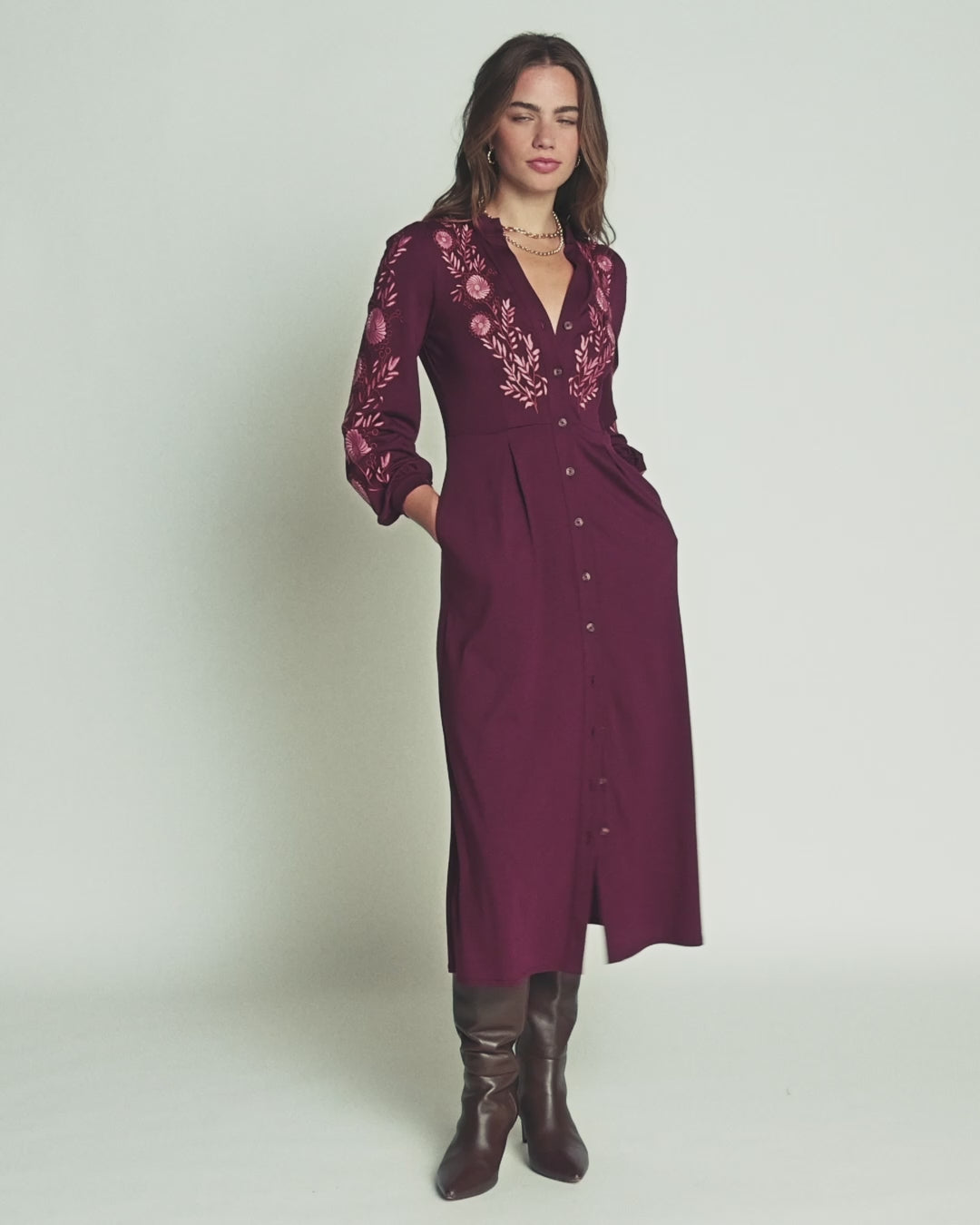 Juliet Jersey Midi Dress