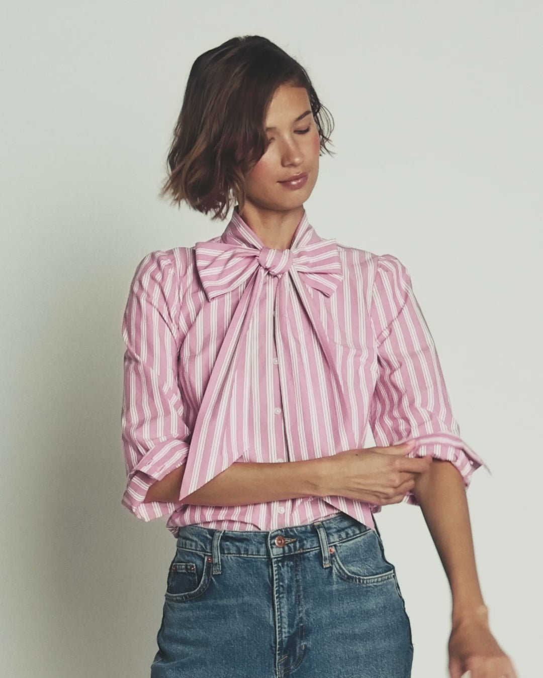 Clara Tie Neck Shirt