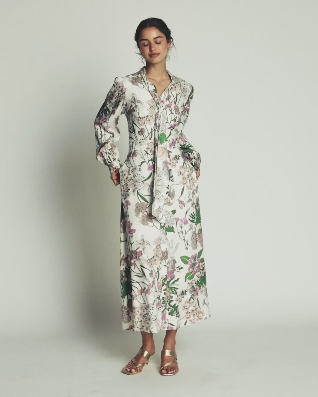Bow Detail Shirt Dress