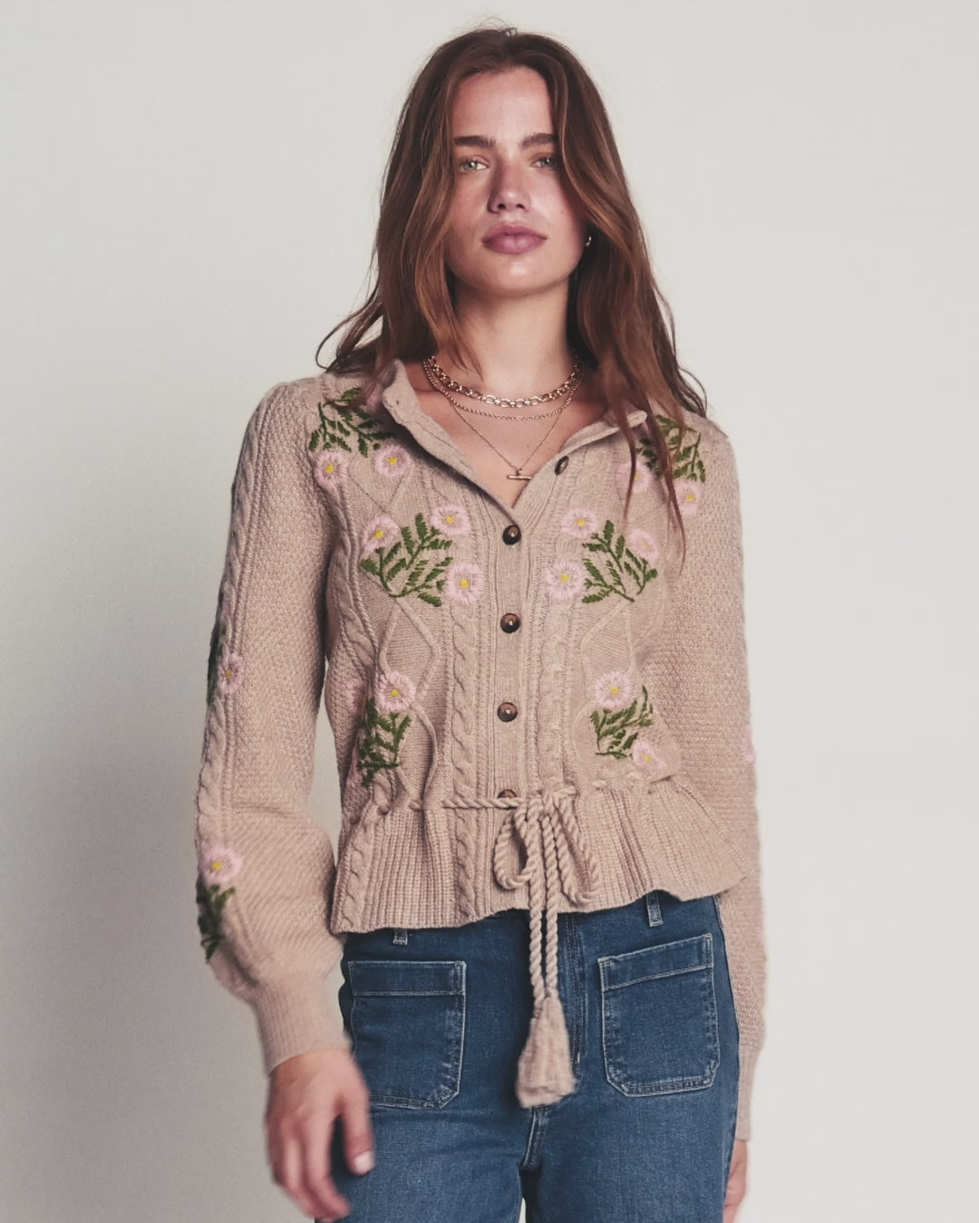 Cable Knitted Cardigan